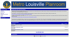 Desktop Screenshot of cityoflouisvilleplanroom.com